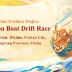 Live Witness Dragon Boat Drifting Spectacle in Diejiao Foshan 