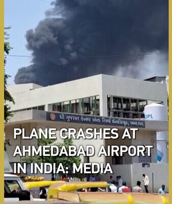 # - My News! London bound Plane Crashes in India with 242 on Board Video Poster