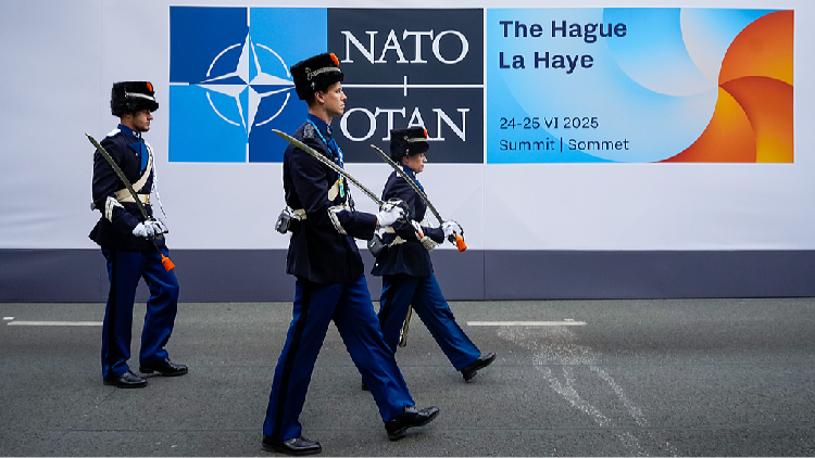 # - My News! Nato Pushes 5 Defense Spending Goal As Summit Opens in the Hague