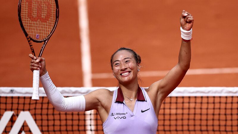 # - My News! Olympic Champion Zheng Qinwen Battles into French Open Quarterfinals