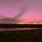 Rare Pink and Purple Aurora Appears over Northeast China