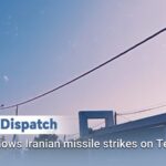 Stringer Dispatch Footage Shows Iranian Missile Strikes on Tel Aviv Video Poster 