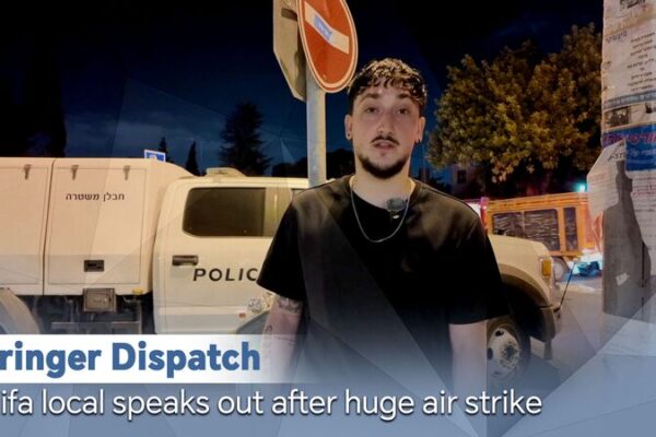 # - My News! Stringer Dispatch Haifa Local Speaks out After Huge Strikes Video Poster