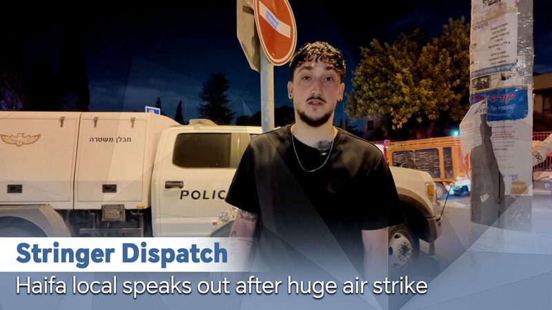 Stringer Dispatch Haifa Local Speaks out After Huge Strikes Video Poster 