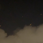 Stringer Dispatch Iranian Missiles Stream over Haifa Video Poster 