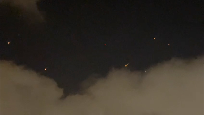 # - My News! Stringer Dispatch Iranian Missiles Stream over Haifa Video Poster