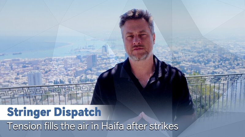 Stringer Dispatch Tension Fills the Air in Haifa After Strikes Video Poster 