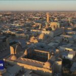 Stunning Aerial Views of Uzbekistan Video Poster 