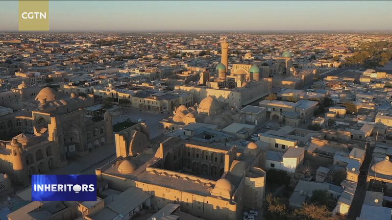 Stunning Aerial Views of Uzbekistan Video Poster 