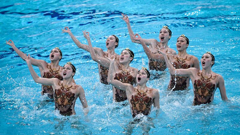 Team China Shines with Triple Gold on Day One of Artistic Swimming World Cup Super Final Team China dominate 1st day of Artistic Swimming World Cup Super Final
