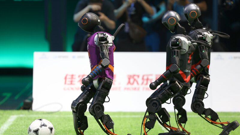 # - My News! Tsinghua University Wins Chinas 1st Humanoid Robot 3×3 Football Event