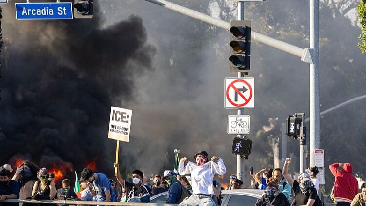 # - My News! Us Citizens Reject Troops Deployment Against La Protesters Surveys