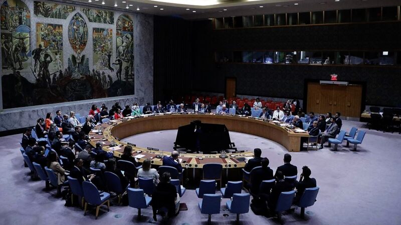 U.S. Vetoes UN Resolution for Gaza Ceasefire, World Reacts U.S. vetoes UNSC draft resolution demanding immediate Gaza ceasefire video poster