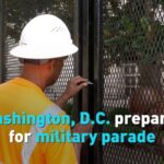 Washington Dc Prepares for Military Parade Video Poster 