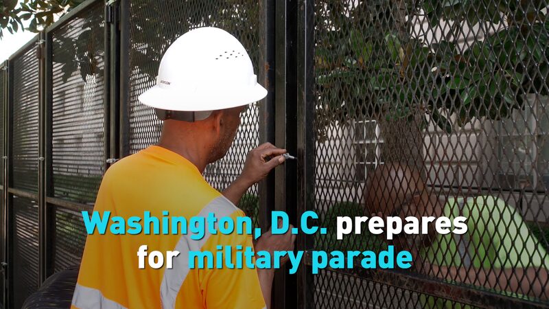 # - My News! Washington Dc Prepares for Military Parade Video Poster