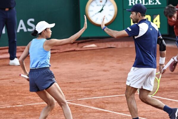 # - My News! Zhang Shuai Reaches French Open Mixed Doubles Semifinals with Arevalo