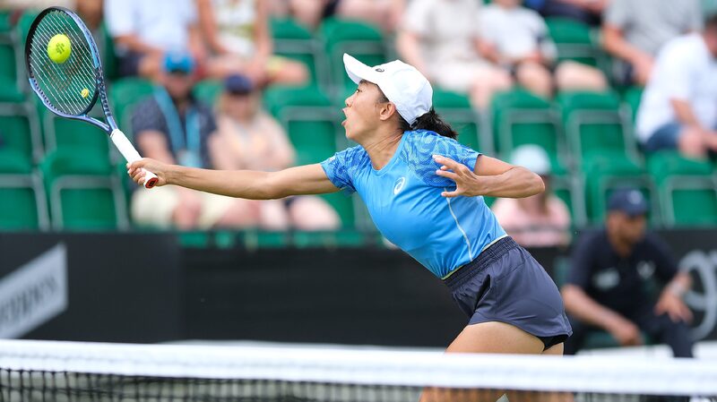 China’s Zhang Shuai Dominates Osuigwe to Reach Wimbledon Qualifying Final Round Zhang beats Osuigwe to advance in Wimbledon women's singles qualifying
