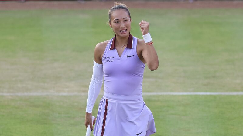 Zheng Qinwen Advances to Queen's Club Quarterfinals After Thrilling Win Zheng Qinwen battles past Kessler into quarterfinals at Queen's Club