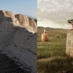 Ai Restoration Vs Todays Ruins Xixia Imperial Tombs then and Now Video Poster 