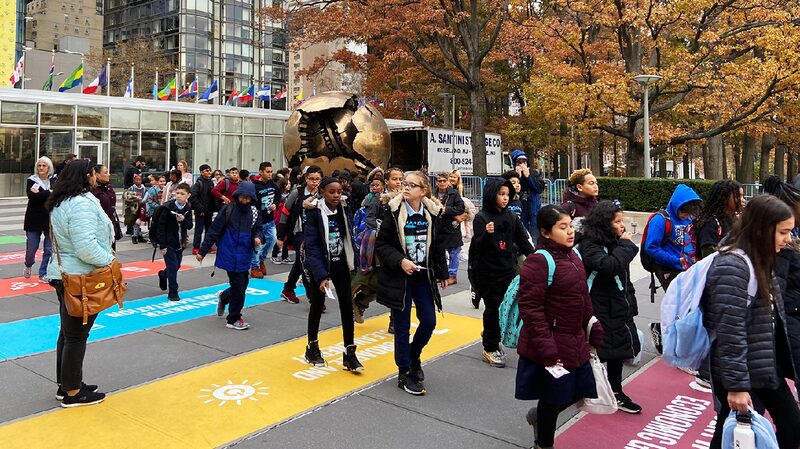 # - My News! a Glimpse of Hope sphere Within Sphere Outside the Un Headquarters
