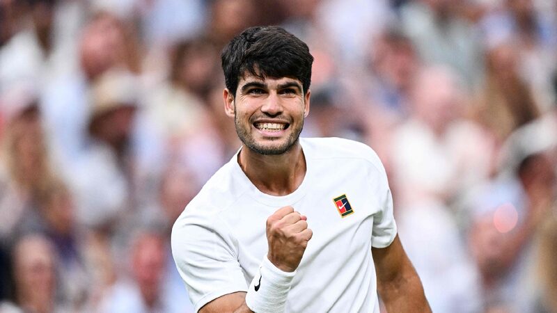 Alcaraz Survives Rublev Test to Stay on Course for Wimbledon Hat trick 