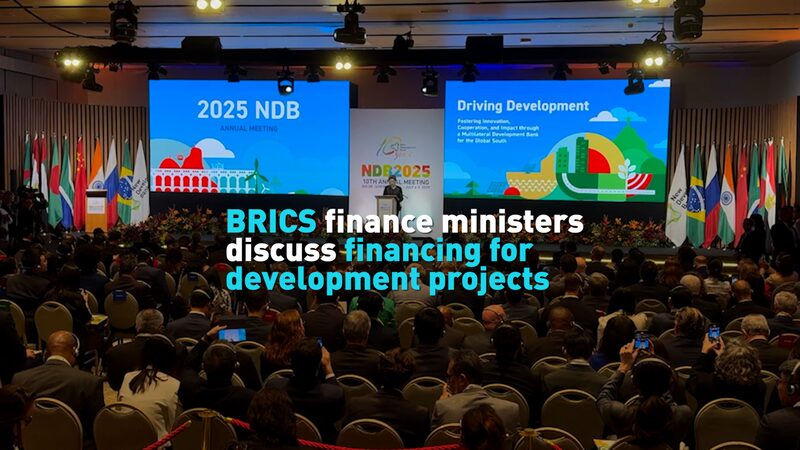 BRICS Finance Ministers Unite to Boost Development Projects BRICS finance ministers discuss financing for development projects video poster