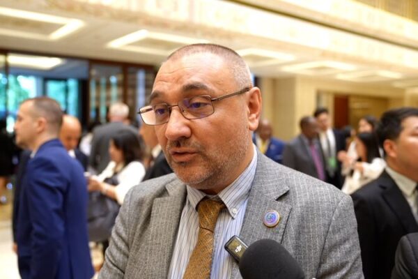 Bulgarian Official Champions Global Peace at Beijing Dialogue Bulgarian official advocates for peace while attending Beijing meeting video poster