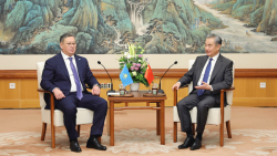 China and Kazakhstan Bolster Cooperation Ahead of Tianjin Summit Chinese FM meets Kazakh deputy PM