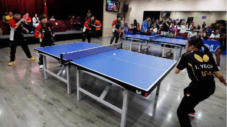 Chinese, U.S. athletes mark 54th anniversary of 'Ping-Pong diplomacy'