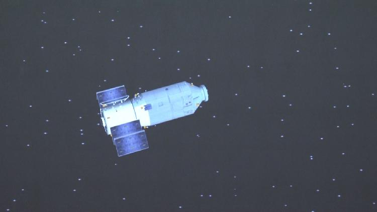 # - My News! Chinese Astronauts Enter Tianzhou 9 Cargo Ship After Docking