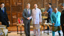 Malaysian PM Anwar Ibrahim meets with Chinese FM Wang Yi