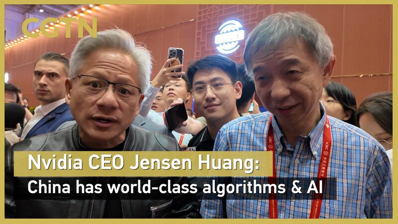 # - My News! Nvidias Ceo Jensen Huang China Has World Algorithms and Ai Video Poster