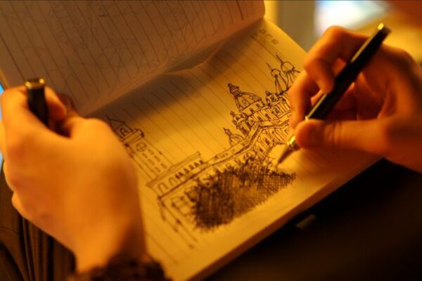 # - My News! Sketching Fuzhou City from the River Video Poster