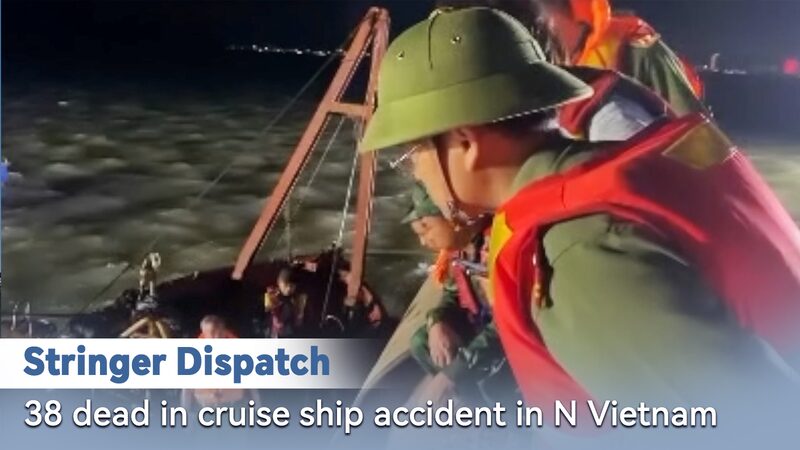 38 Dead, 12 Rescued After Cruise Ship Capsizes in Vietnam’s Ha Long Bay Stringer Dispatch: 38 dead in cruise ship accident in N Vietnam video poster