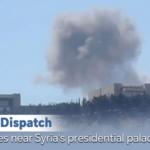 Stringer Dispatch Israel Strikes Near Syrias Presidential Palace Video Poster 
