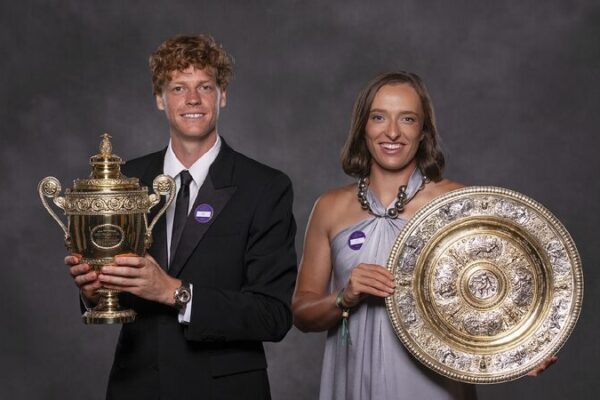 Swiatek, Sinner share a sweet dance to celebrate winning Wimbledon