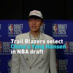 Trail Blazers Select Chinas Yang Hansen in Nba Draft Video Poster 