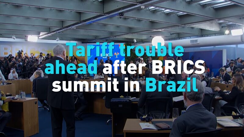 Trump’s 50% Tariff on Brazil Sparks Global Trade Tensions Trump slaps 50 percent tariff on Brazil, escalating trade tensions video poster
