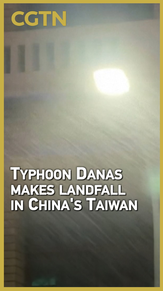 # - My News! Typhoon Danas Makes Landfall in Chinas Taiwan Video Poster