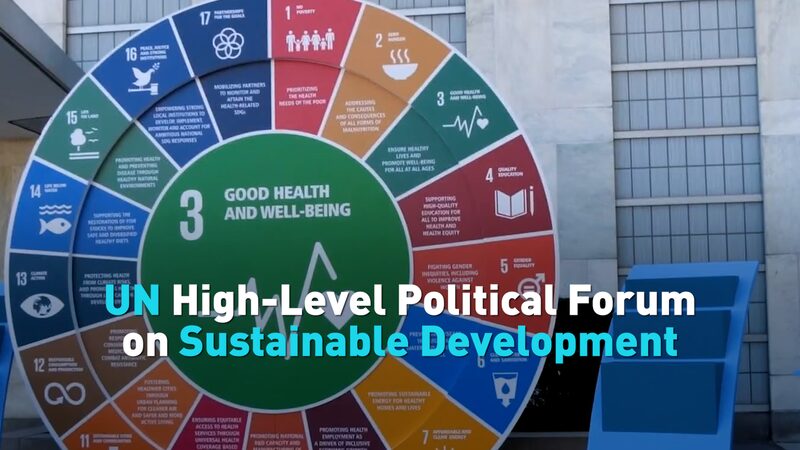 UN Chief Urges Action on Sustainable Development Goals at High-Level Forum UN High-Level Political Forum on Sustainable Development video poster