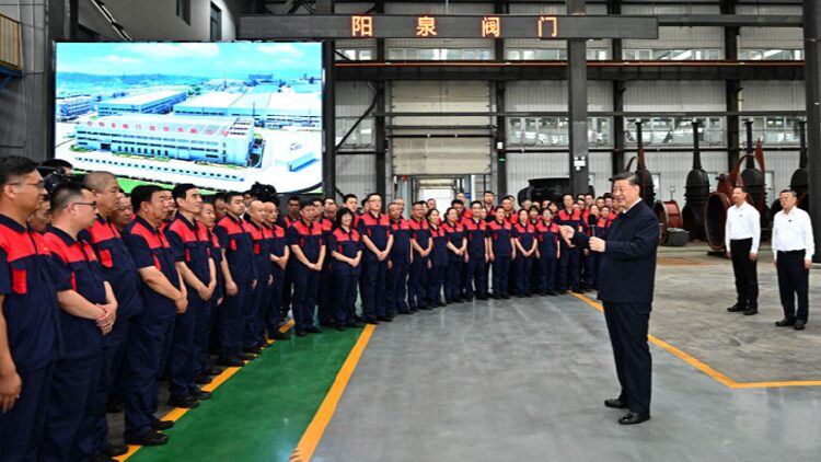 Xi Jinping’s Shanxi Visit Highlights Industrial Innovation Xi Jinping inspects manufacturing company in Shanxi