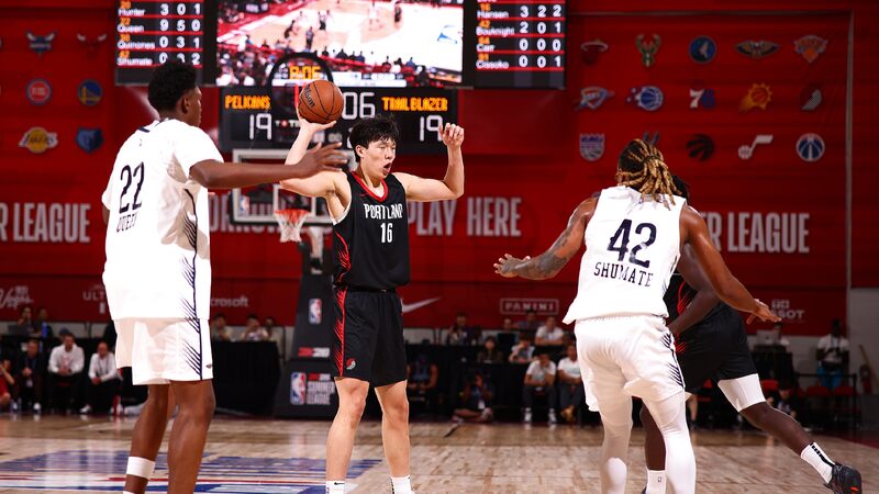 # - My News! Yang Hansen Scores 15 Points for Trail Blazers to Defeat Pelicans